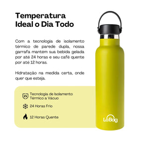 Bag Hydra 600ml - Verde Limão