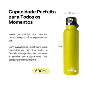 Bag Hydra 600ml - Verde Limão